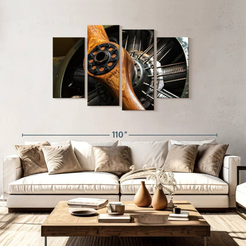 Mehar Wooden Propeller, 48" H x 75" W