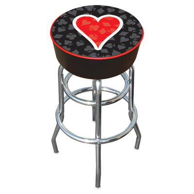 Four Aces Swivel Upholstered Counter Stool