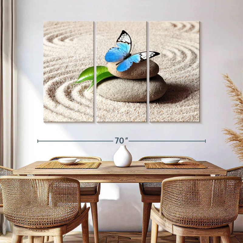 Peaceful Butterfly, 42" H x 65" W