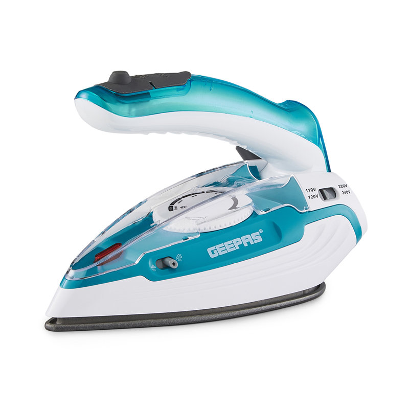 GEEPAS Travel Steam Iron Clothes Dry & Steam Press 1100W