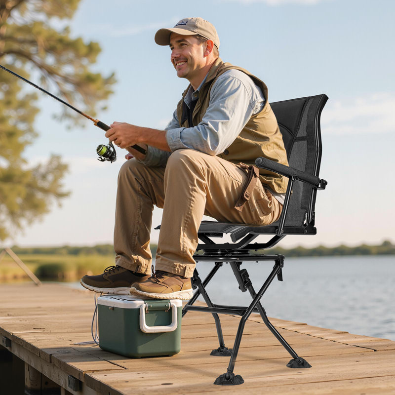 Fauteuil de chasse pivotant à 360 °