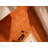 Paisleigh Hand Knotted Loom Wool Eco-Friendly Area Rugs  -  Rectangle, Orange White Color, Contemporary Modern Design, High Pile Thick Handmade Anti Skid Area Rugs for Living Room, Bed Room-121886291-115184619