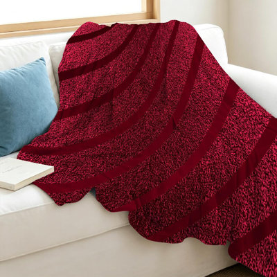 Machine Printed Throw Blanket