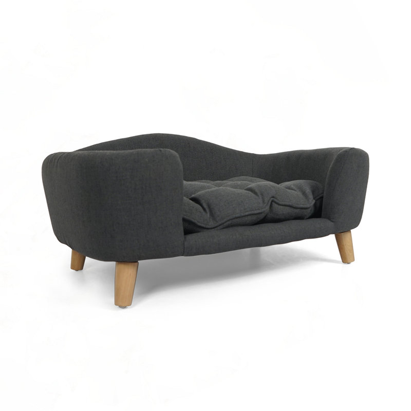 Lit pour chien moderne et contemporain, Gris foncé
