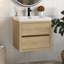 Meuble-lavabo mural 24 po avec lavabo-1442880461