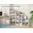 16 Cube Storage Organizer with Thick Four-Row Edges, Engineered Wood Modular Cube Unit, Horizontal & Vertical Convertible Bookshelf for Bedroom Playroom Living Room-2142019953