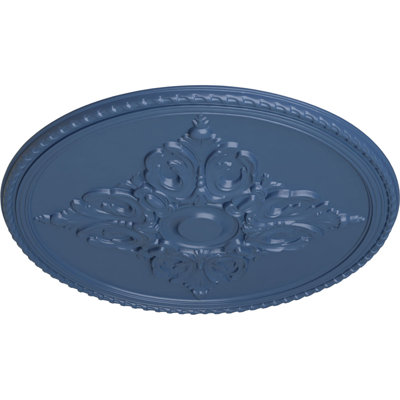 Endurathane Milton Ceiling Medallion, 54 1/4"OD x 2 7/8"P Hand-Painted Americana Finish