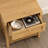 2-Drawer Wooden Nightstand With Shelf-822400199-822400250