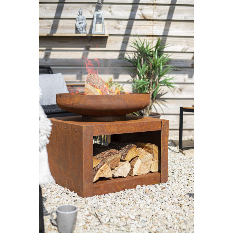 Downridge Round Steel Fire Pit