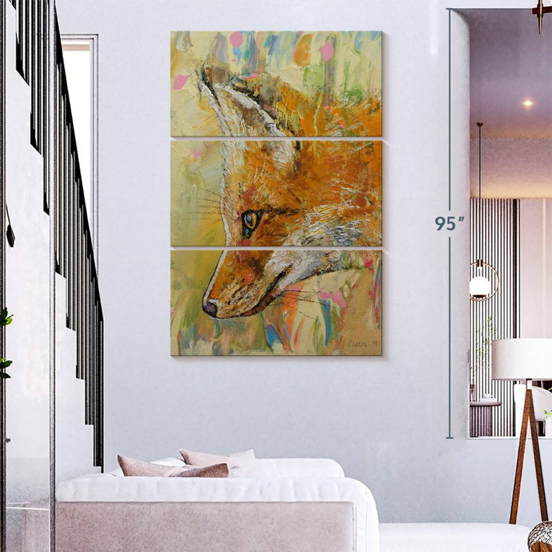 Brampt Fox, 74" H x 48" W