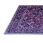 Tapis oriental en laine / polyester tissé à la machine en mauve-1301265588