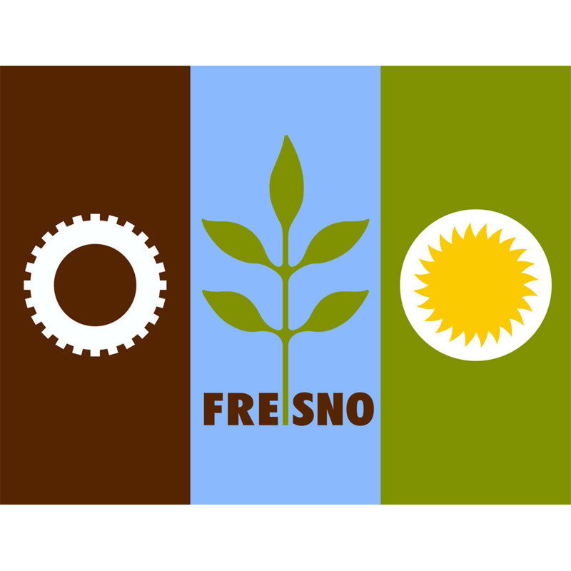 Fresno, Californie, H 18 po x l 24 po