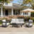 Frances Aluminum 5 Piece Outdoor Seating Group with Sunbrella Cushions-1525054197