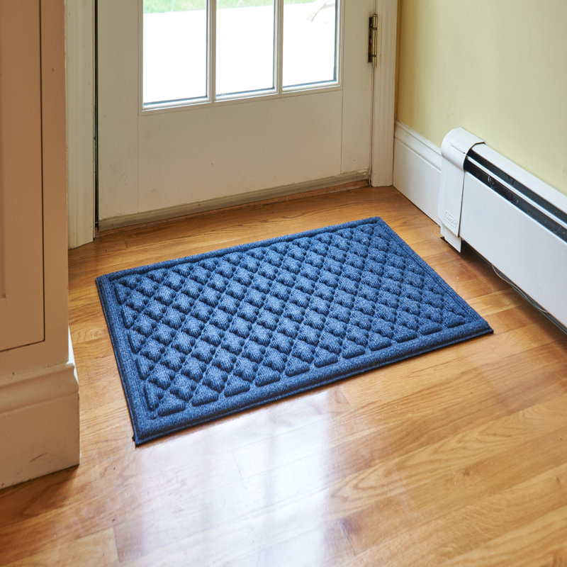 Tapis d'entrée antidérapant Rockland, Taupe, 18 po x 31 po