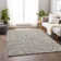 Premium Machine Washable Harsukhman AMF111 Taupe Rug