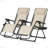 Set of 2 Zero Gravity Chair, Lounge Chair with Side Tray, 300LB Weight Capacity, Multiple Colors-1083655393