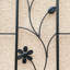 Ensemble de 2 treillis de jardin en métal 86,7 "x 19,7" antirouille pour plantes grimpantes