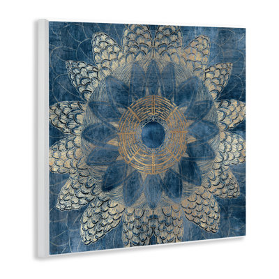 Plaque murale Mandala Bohemian Waves, design par Jacob Q