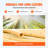 Natural Bamboo Privacy Fence Screen, 6 ft H x 16 ft L Decorative Bamboo Screen Panel, Eco-Friendly Privacy Bamboo Slat Fence, Backyard, Balcony, Patio, Pool Side, Designed for Garden-122498385
