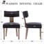Femke Upholstered Dining Chairs Mid-Century Modern Upholstered Dining Chairs, Wooden Frame Armless Side Chairs for Dining Room Kitchen-1180516947-1262100484