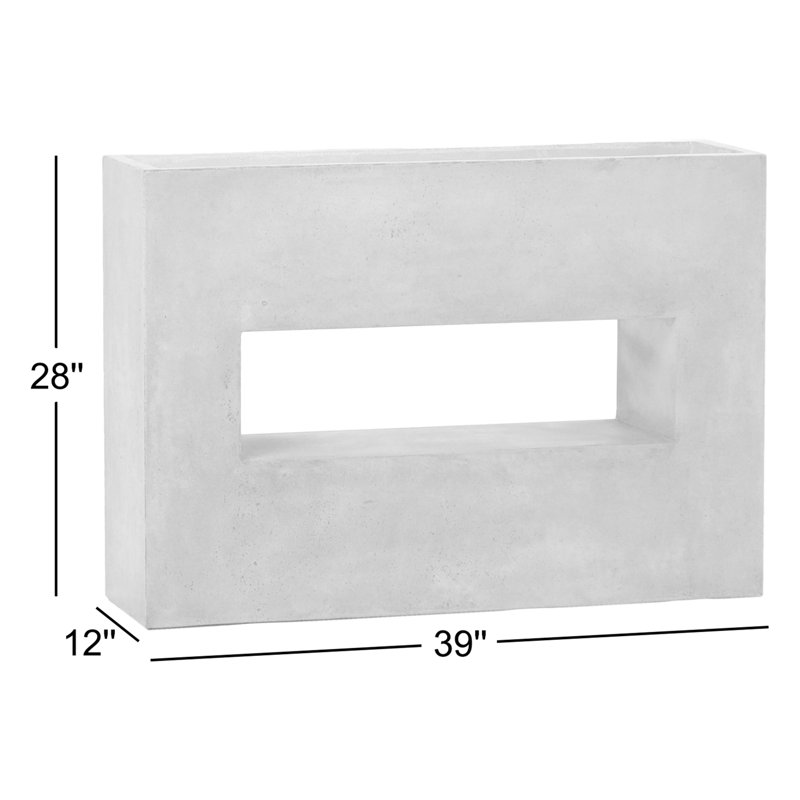 Westley Lightweight Concrete Pot Planter