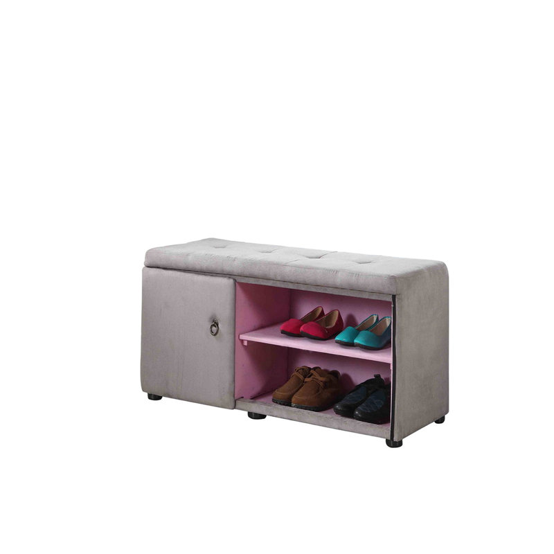 Rangement pour chaussures 18 "dans un grand compartiment de ton argent et gris, Creative, Gris, Gris