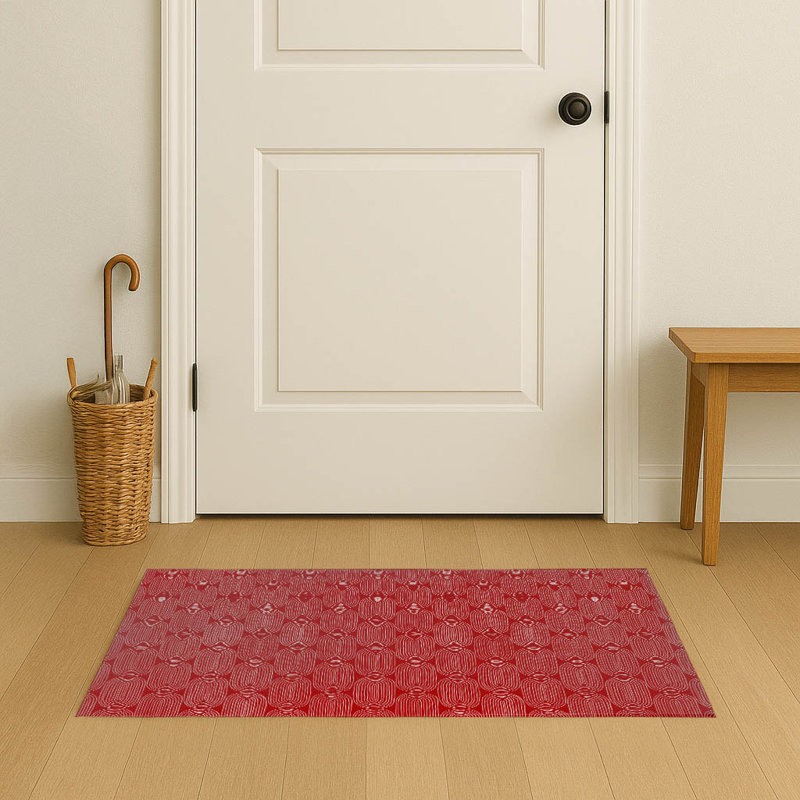Paillasson Earthy Embrace, Rouge canneberge, L 84 po x L 60 po