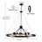 8-light Farmhouse Chandelier Rustic Light Fixtures