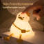 Veilleuse canard pour enfants, jolie lampe tactile en silicone rechargeable avec lumière douce à intensité variable, lampe de chambre de bébé portative pour l'allaitement tout-petit, cadeau de décoration pour chambre d'enfant