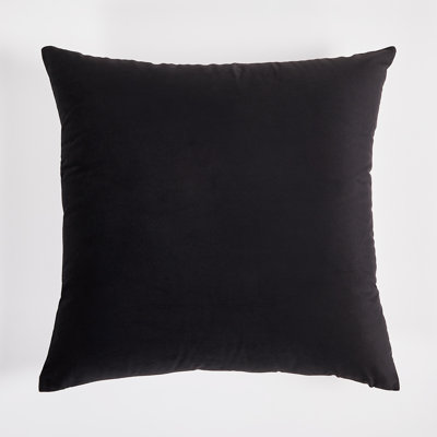 Solid Colour Velvet Throw Pillow
