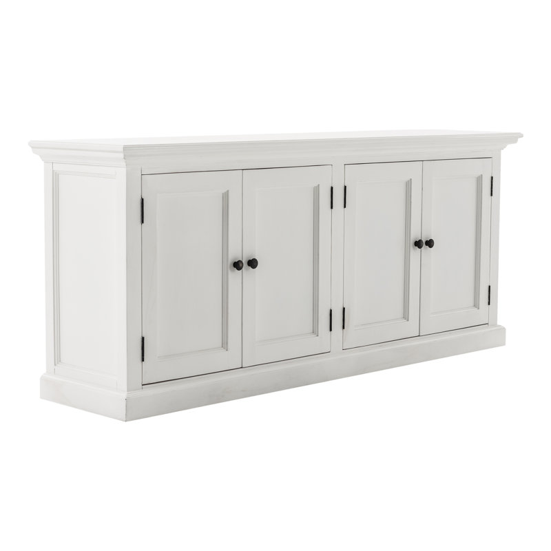 Halifax Jakel Double Bay Buffet Table Bottom, Pure White