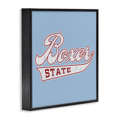 Boxer State Varsity Style Giclee Art by Spirit Animals/Life Is High