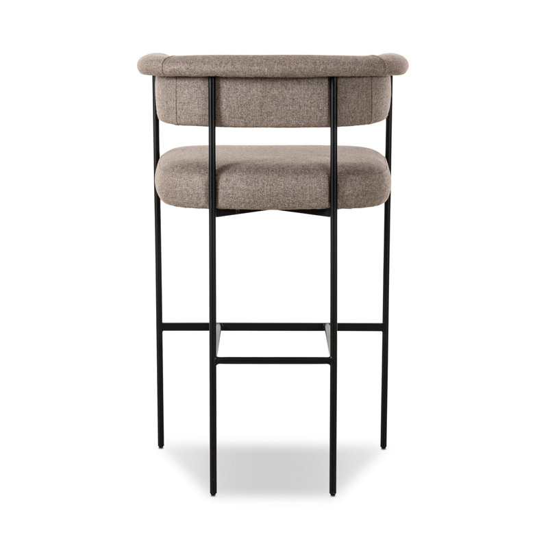 Grayson Counter and Bar Stool, Orly Natural Polyester, Solid, Bar Stool (30.5" Seat Height)