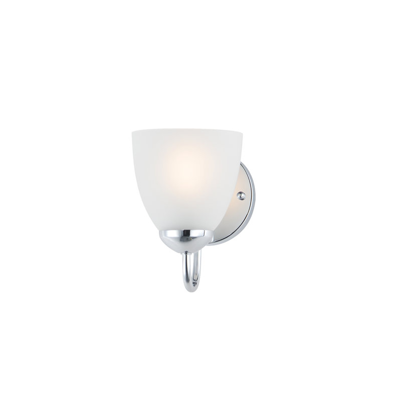 Applique murale Noles, Chrome poli
