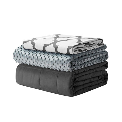 Cotton 3 Piece Blanket Set