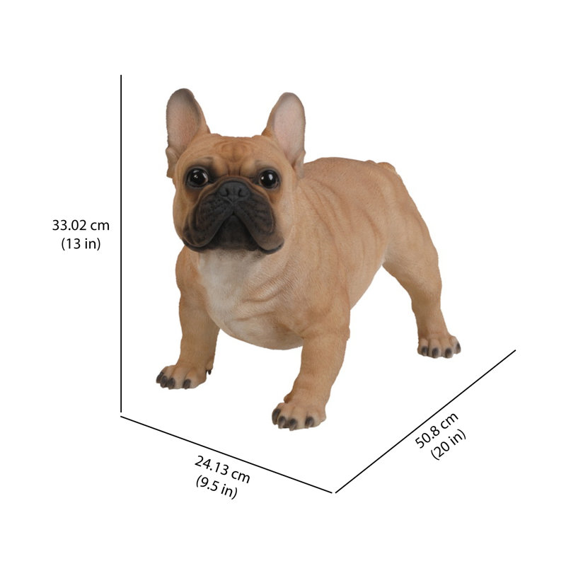 Statue bouledogue français dog
