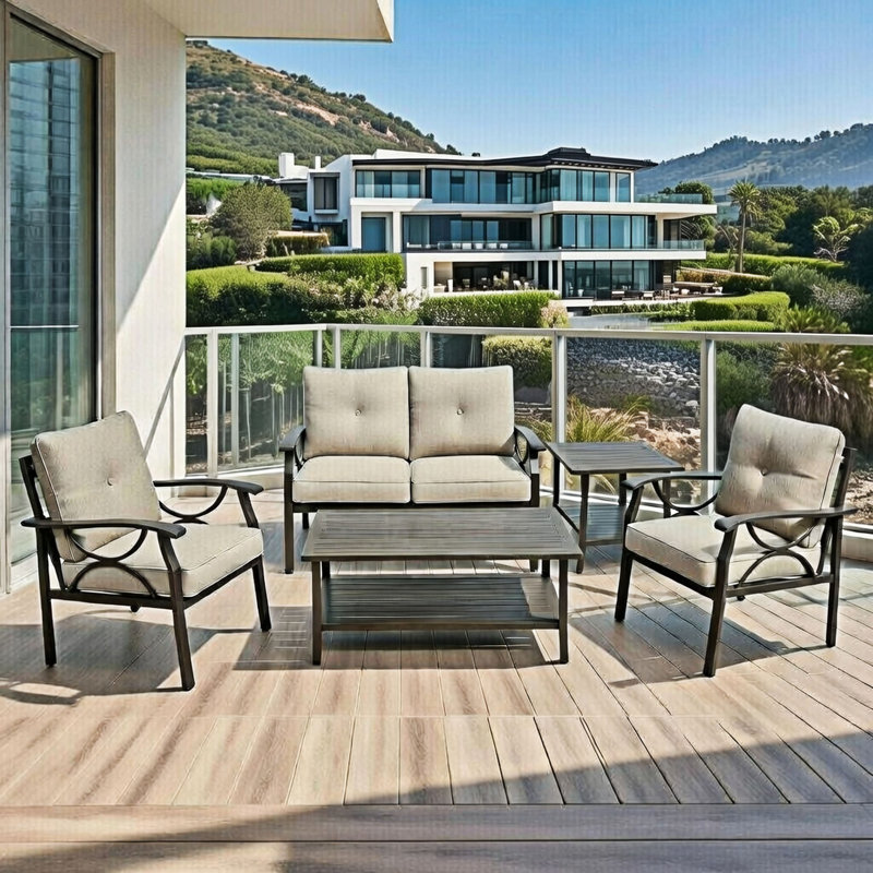 5-Piece All-Weather Conversation Sofa Set