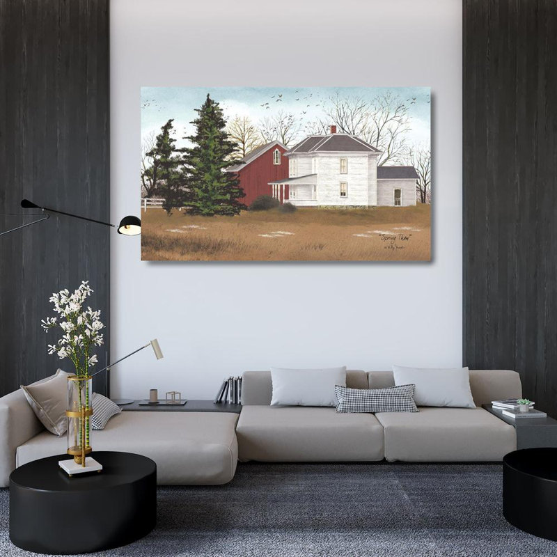 «Red Thael Studio® Jacobs», art sur toile tendue par Billy Gallery: Spring Thaw, H 30 po x l 48 po