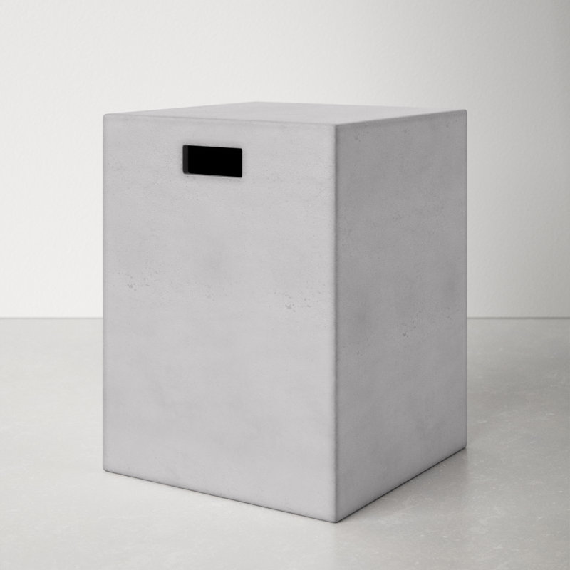 Juri End Table, White