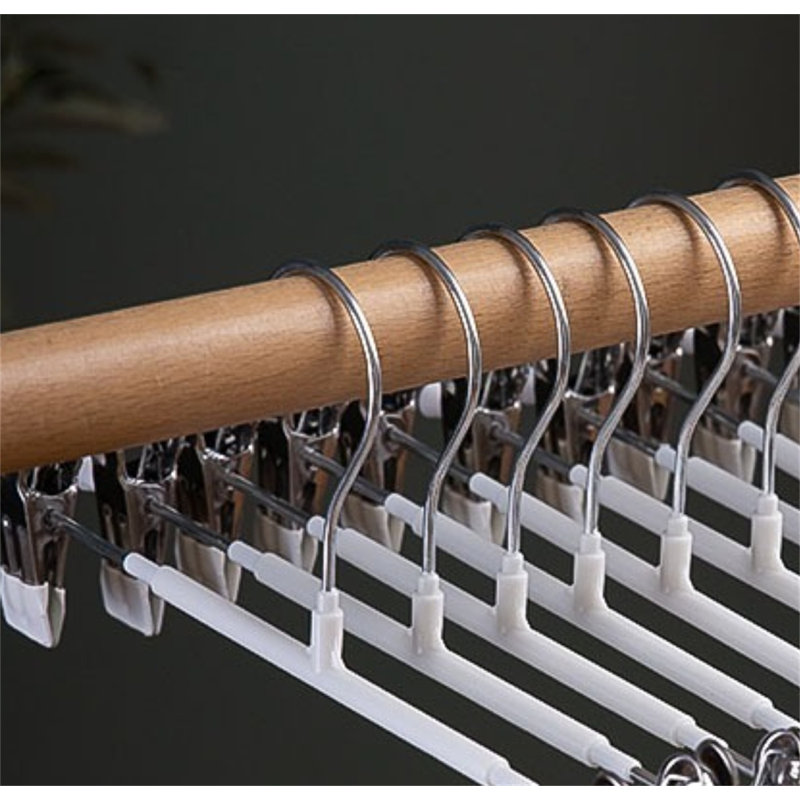 Cintre avec pinces pour pantalons, 10