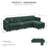 Upholstered Modular Sofa Sectional With Ottoman-1391795208