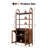 71'' H Arched 6-Tier Storage Bookcase-1476979710