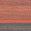 Tapis rayé en laine / coton tissé à la main Amerina Kilim - orange / gris-12415167