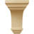 4"W x 4 3/4"D x 8"H Small Jefferson Wood Corbel, Alder (6-Pack)-73318448-73559448