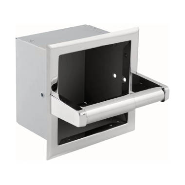 Plumbing N Parts Semi-recessed Toilet Paper Holder