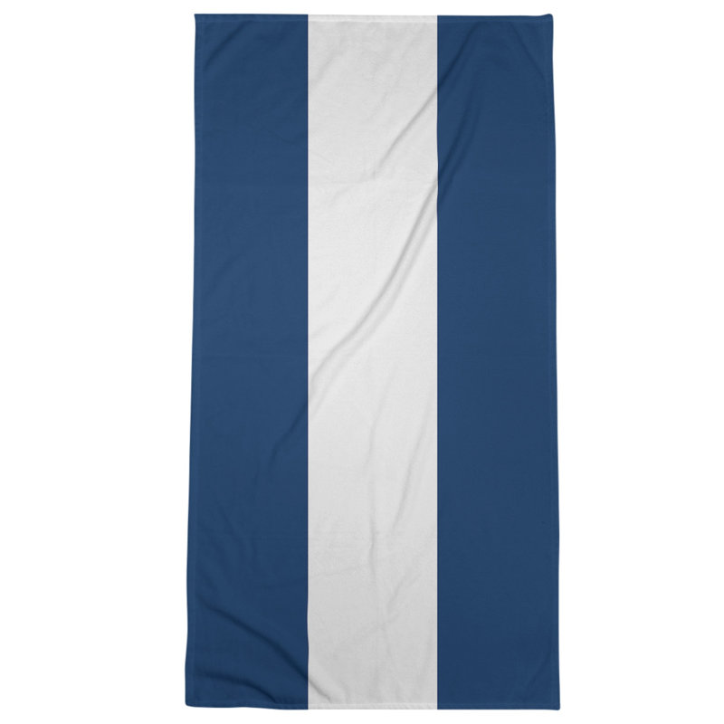 Microfiber Bath Towel, Tennessee Red Football Orange/White/Black