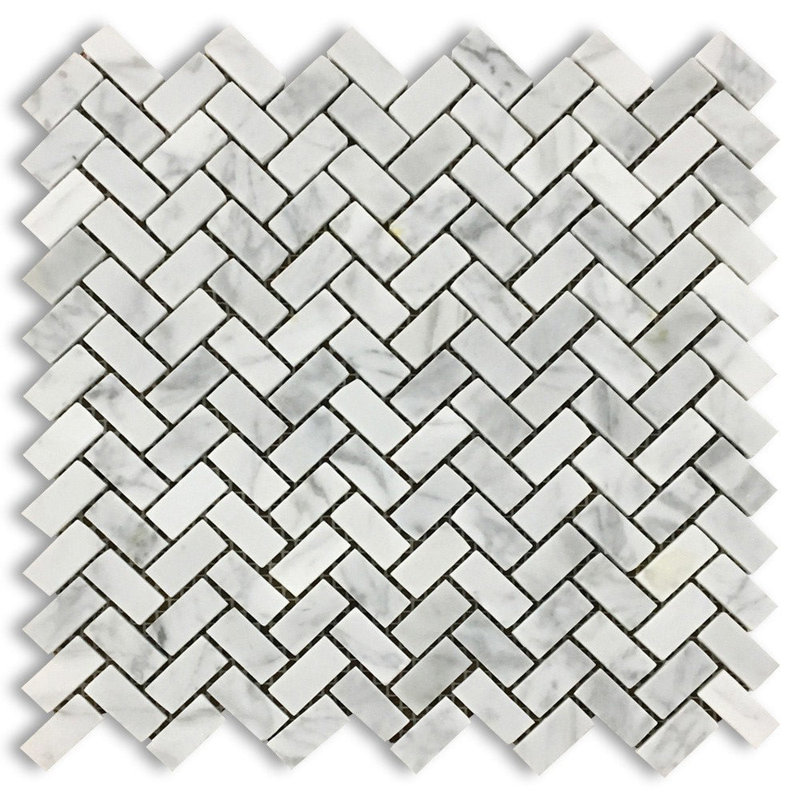 Carreaux de mosaïque en marbre et chevron en marbre