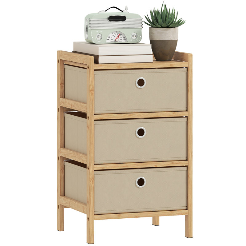 33cm W 3 - Drawer Chest of Drawers, Cream
