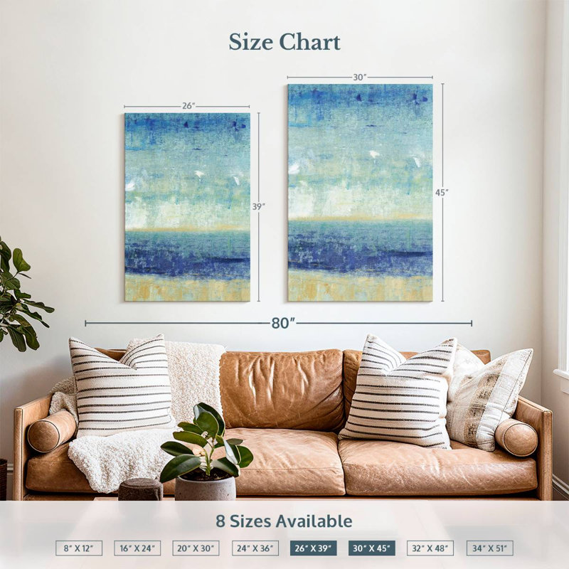 Avery Beach Horizon I, 39" H x 26" W