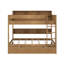Lit superposé avec lit gigogne et tablettes de rangement intégrées, lit superposé en bois peu encombrant-1823852770-1823852780